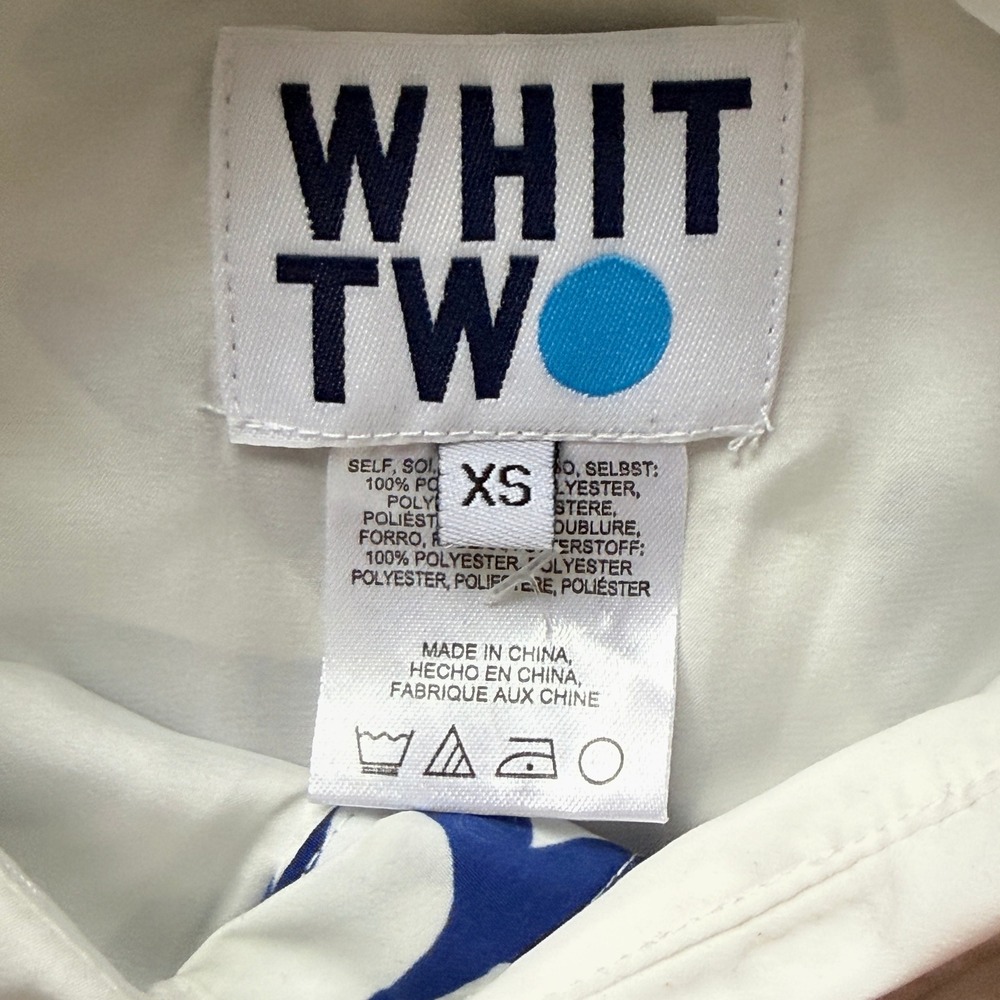 Anthropologie Whit Two Women's Color Blocked Blooms Mini Shirt Dress,Multi, Xs View 3